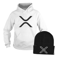 Load image into Gallery viewer, XRP Logo Hoodie + Free Beanie
