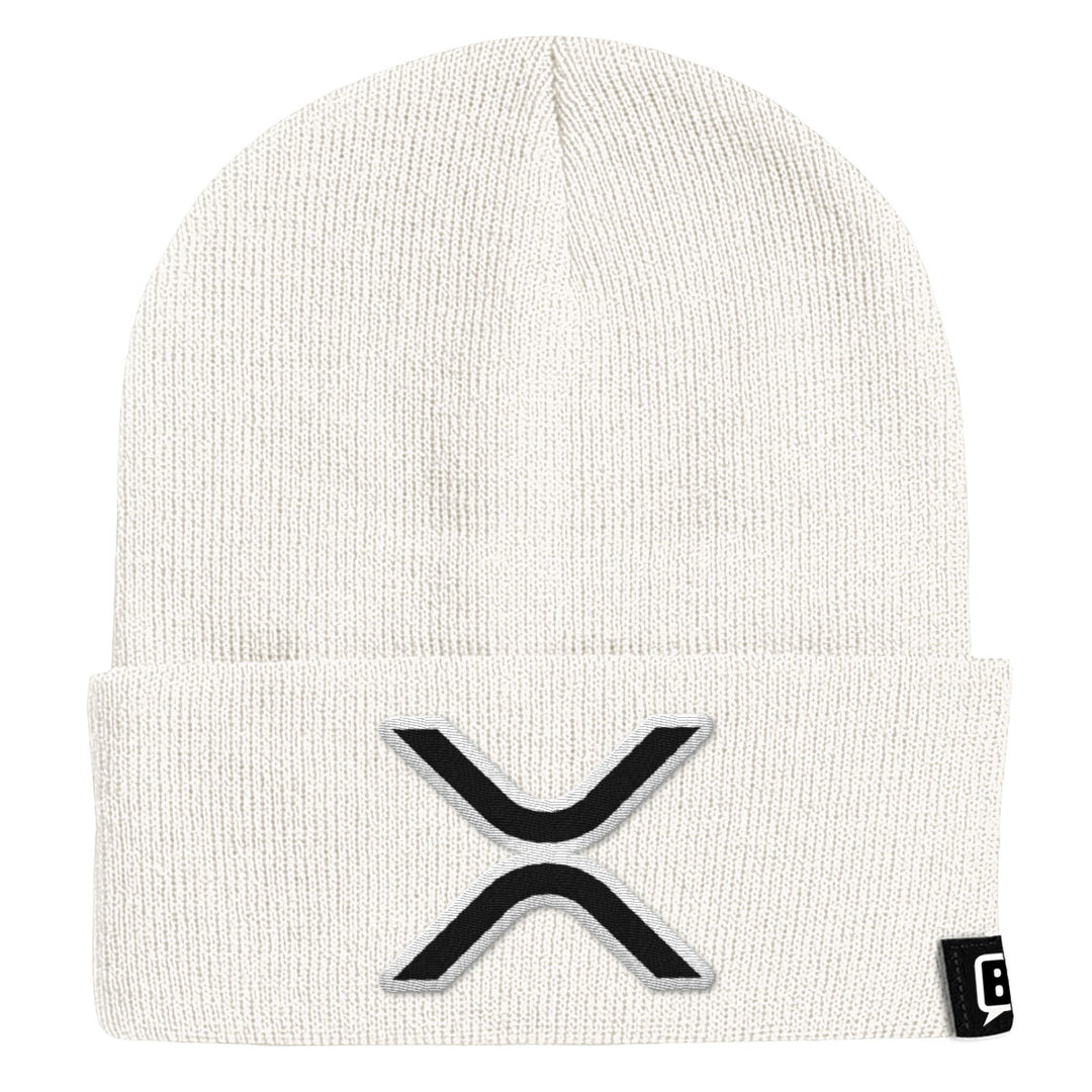 XRP Logo Beanies - BustedTees.com