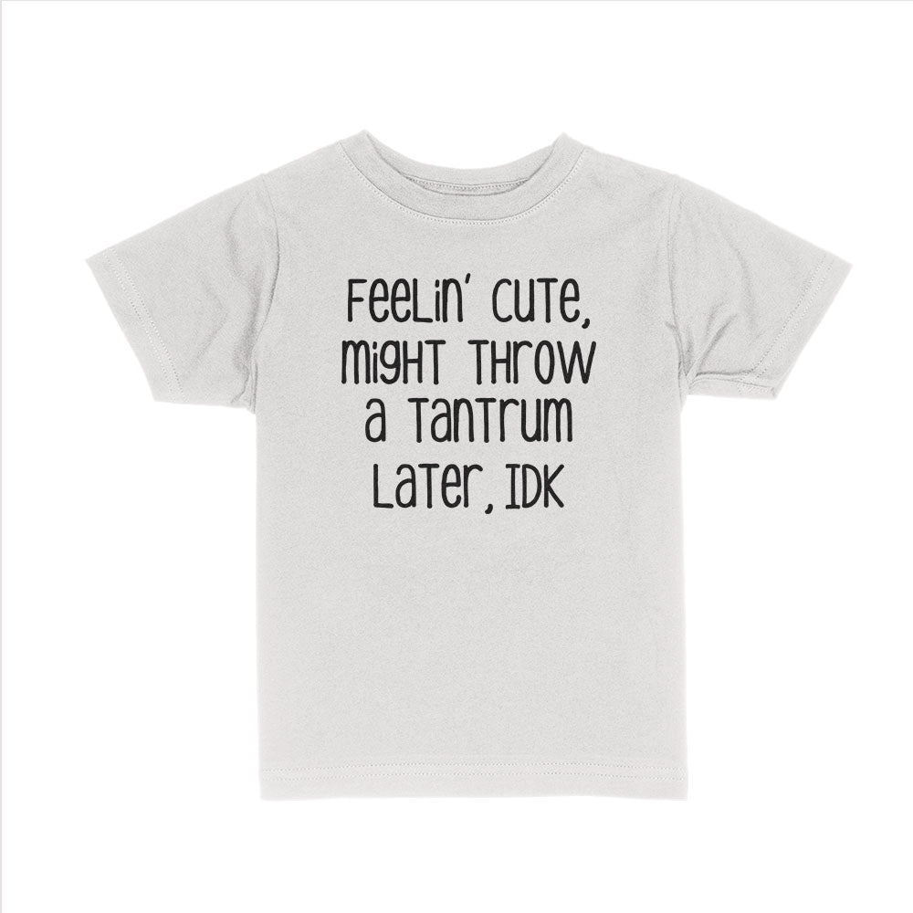 Feelin Cute Kids Shirts - BustedTees.com