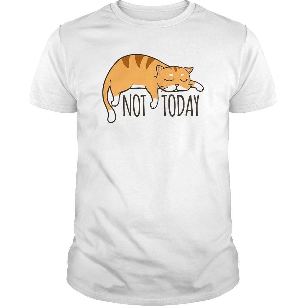 Not Today Crazy Cat - BustedTees.com