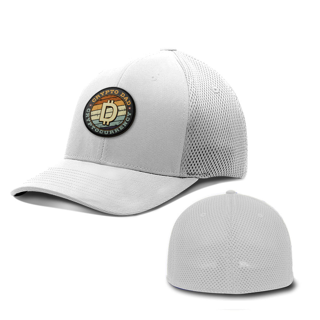Crypto Dad Patch Hats - BustedTees.com