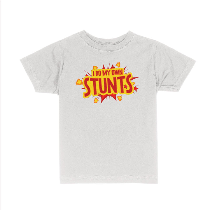 I Do My Own Stunts Kids Shirts - BustedTees.com