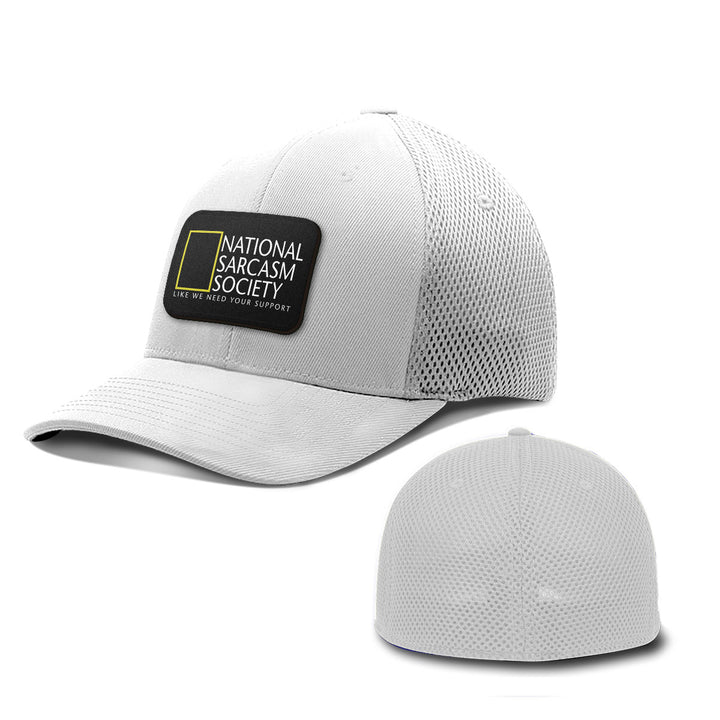 National Sarcasm Society Patch Hats - BustedTees.com