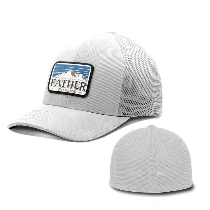 Dad Bod Father Figure Patch Hats - BustedTees.com