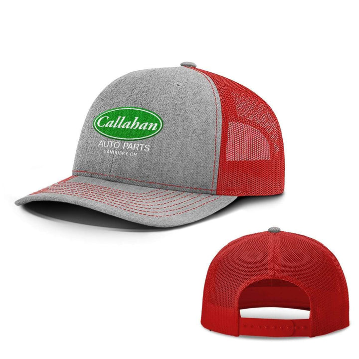 BustedTees.com Snapback / Heather and Red / One Size Callahan Auto Parts Hats