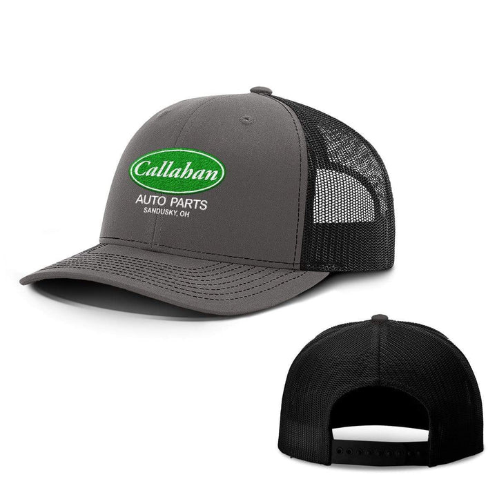 BustedTees.com Snapback / Charcoal and Black / One Size Callahan Auto Parts Hats