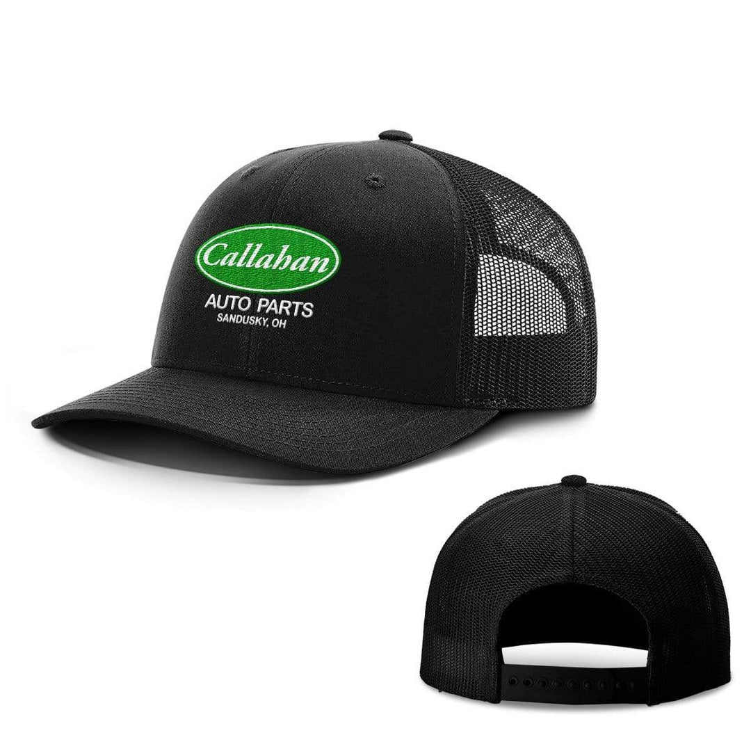 BustedTees.com Snapback / Full Black / One Size Callahan Auto Parts Hats