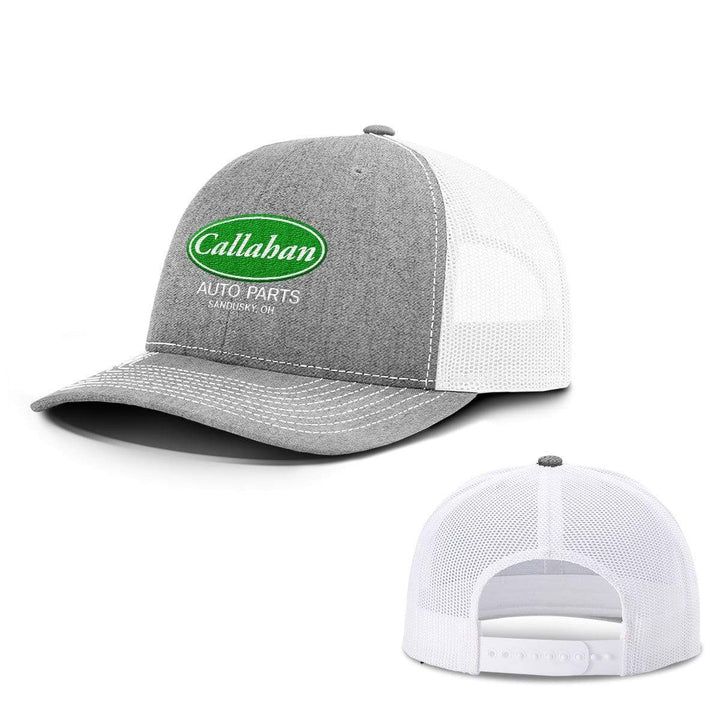 BustedTees.com Snapback / Heather and White / One Size Callahan Auto Parts Hats