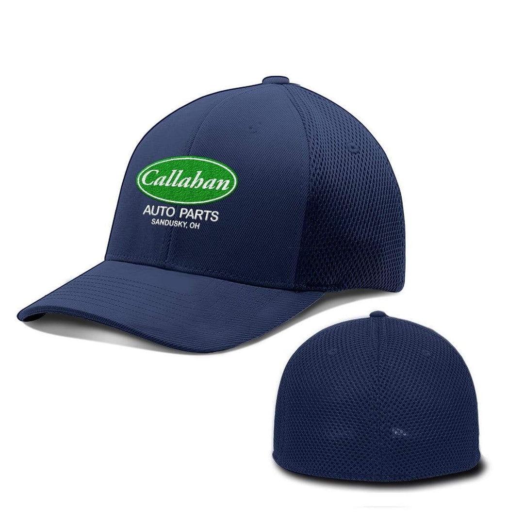 BustedTees.com Flexfit / Deep Navy / S/M Callahan Auto Parts Hats