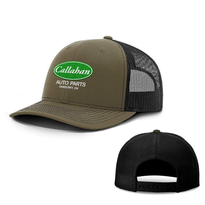 BustedTees.com Snapback / Loden and Black / One Size Callahan Auto Parts Hats