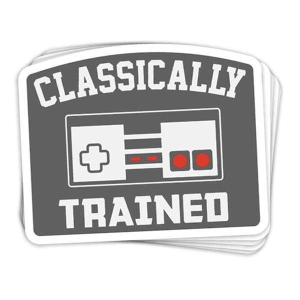 Classically Trained Vinyl Sticker – BustedTees.com