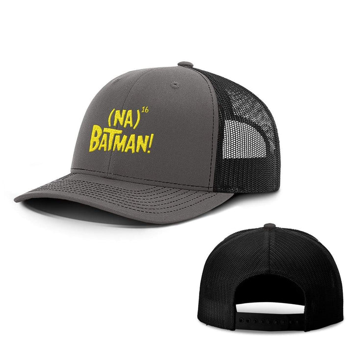 BustedTees.com Snapback / Charcoal and Black / One Size Hero Song Hats