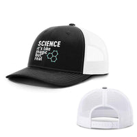 Load image into Gallery viewer, BustedTees.com Snapback / Black and White / One Size Science Magic Hats
