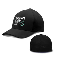 Load image into Gallery viewer, BustedTees.com Flexfit / Full Black / S/M Science Magic Hats
