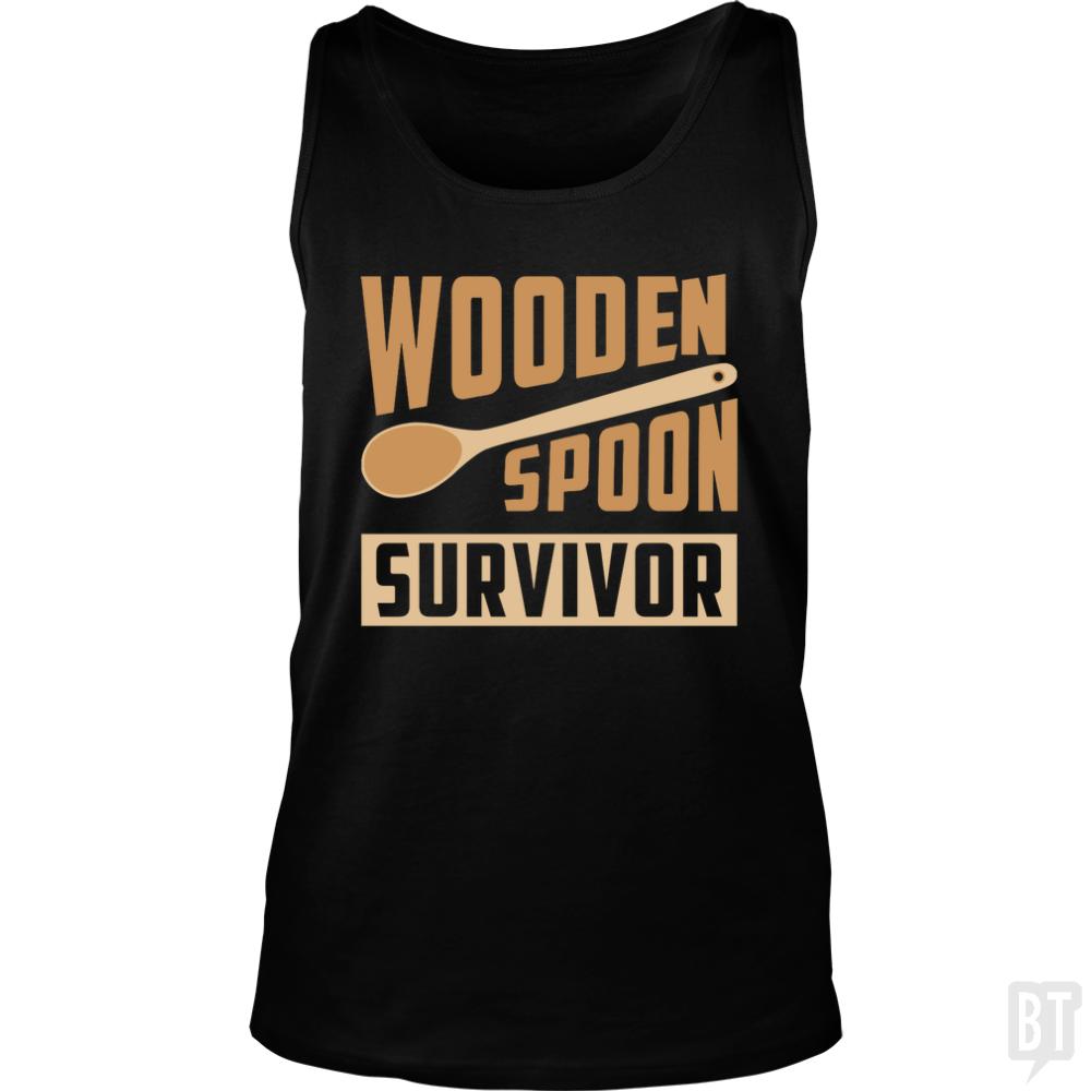 Wooden Spoon Survivor Tank Tops - BustedTees.com