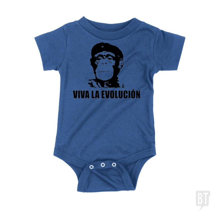 Viva La Evolucion Onesie - BustedTees.com