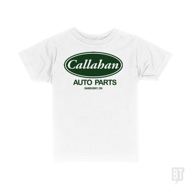 Callahan Auto Parts Kids Shirt - BustedTees.com