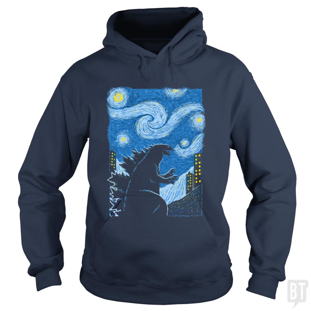 Gogh-Zilla - BustedTees.com