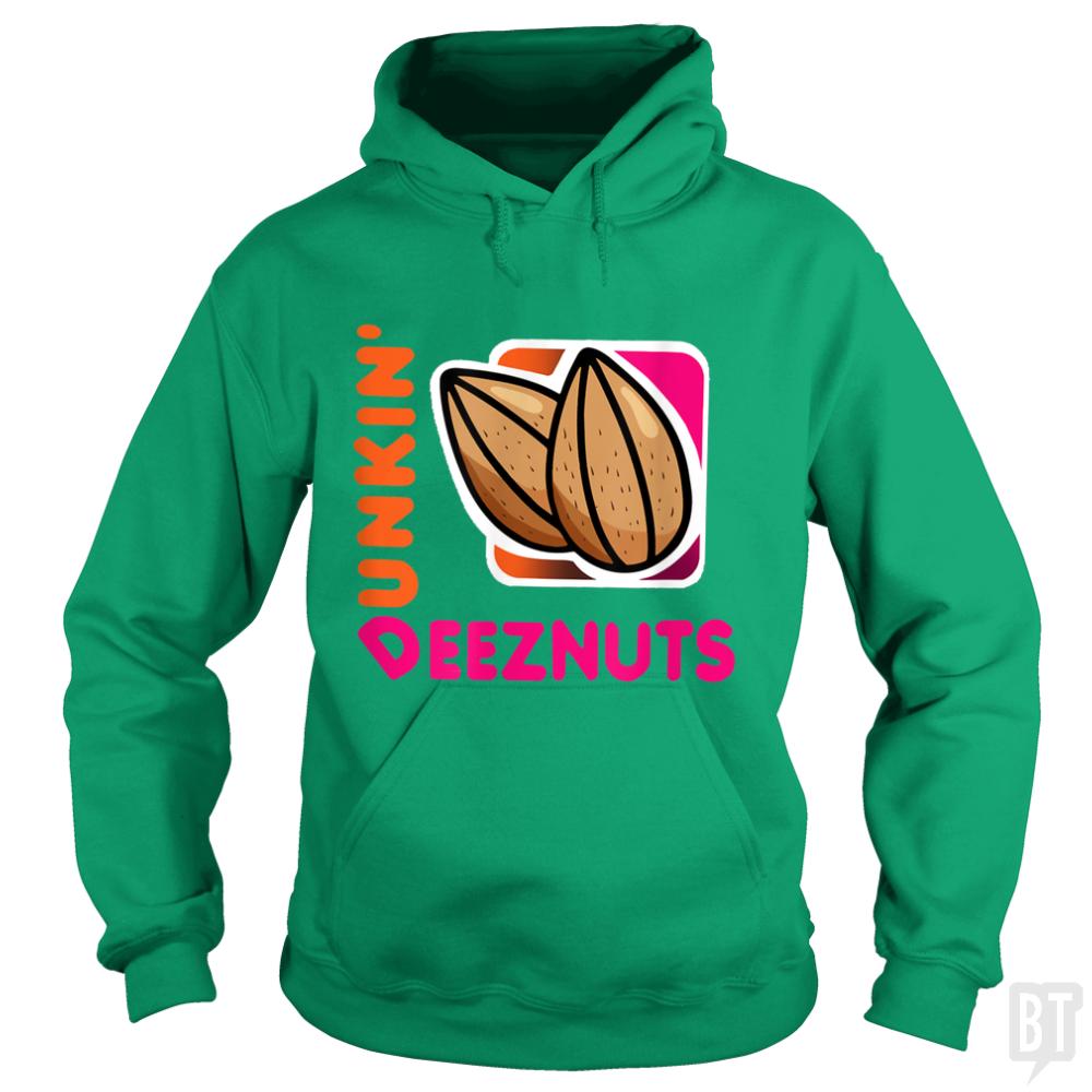 Dunkin Deez Nuts Funny Gifts Deez-Nuts - BustedTees.com