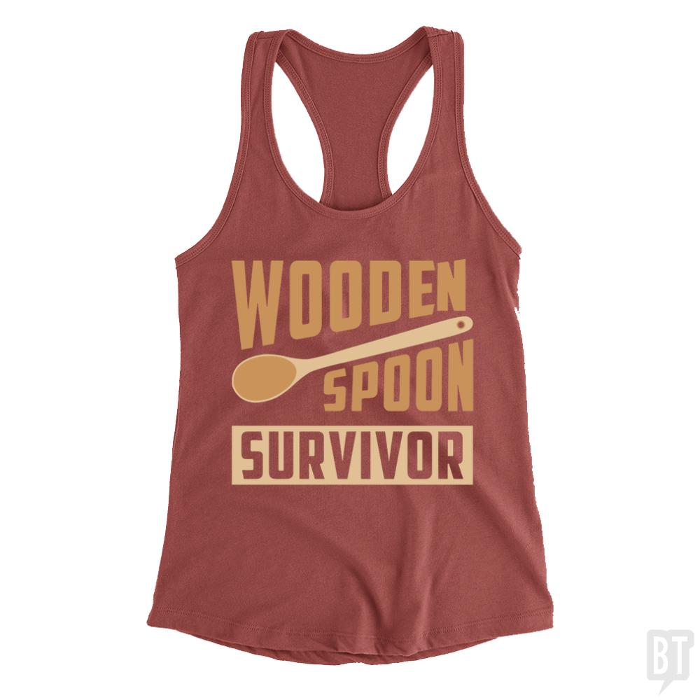 Wooden Spoon Survivor Tank Tops - BustedTees.com