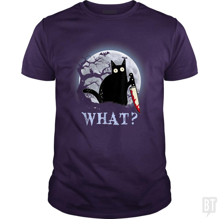 Halloween Murder Cat - BustedTees.com
