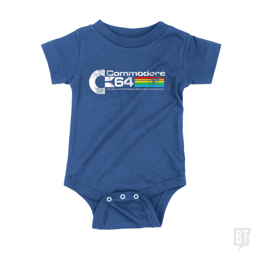 Commodore 64 Onesie - BustedTees.com