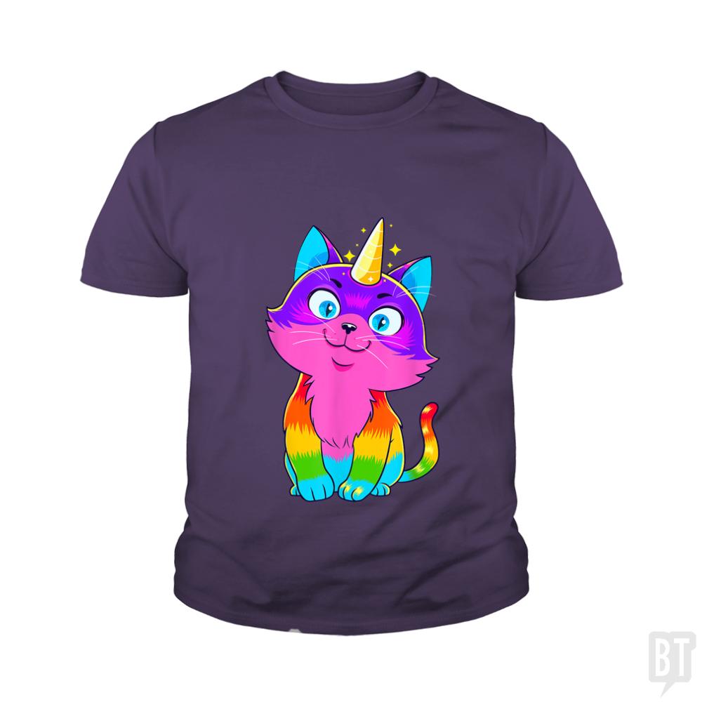 Caticorn Kids Shirt - BustedTees.com