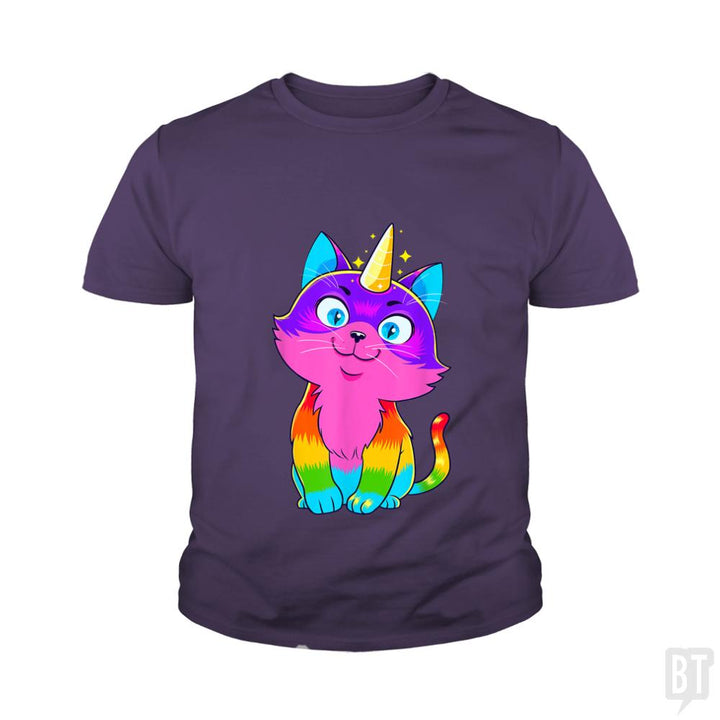 Caticorn Kids Shirt - BustedTees.com