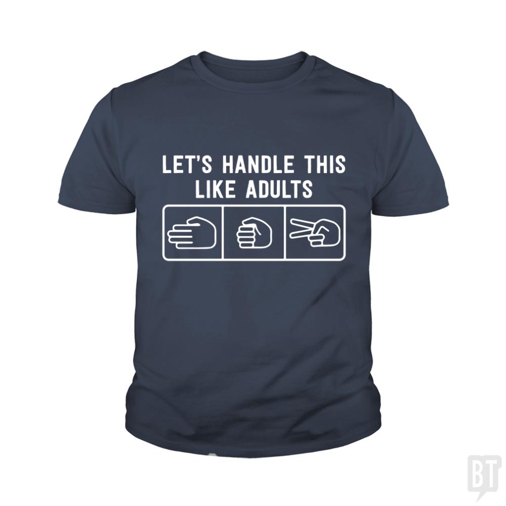 Rock Paper Scissors Kids Shirt - BustedTees.com