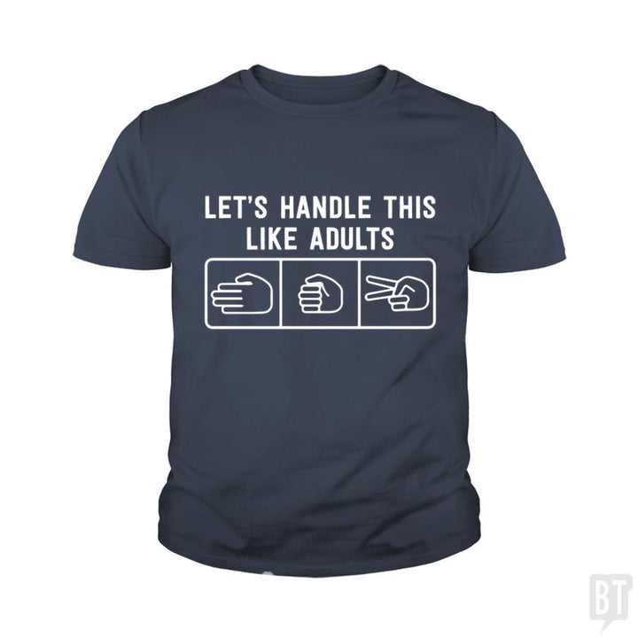 Rock Paper Scissors Kids Shirt - BustedTees.com