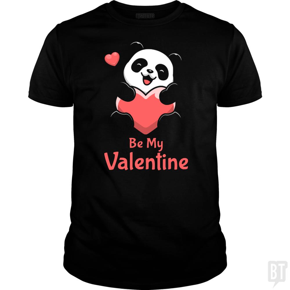 Be My Valentine Cute Panda