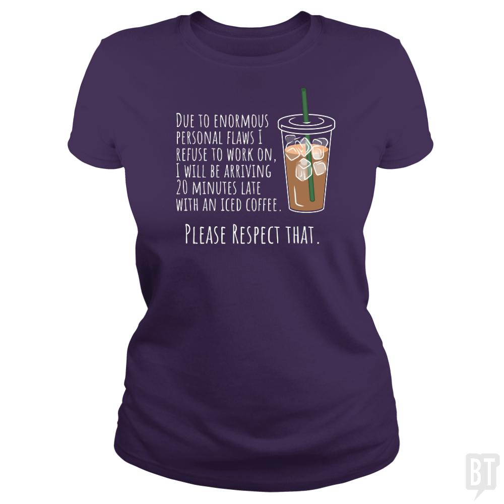 Iced Coffee - BustedTees.com