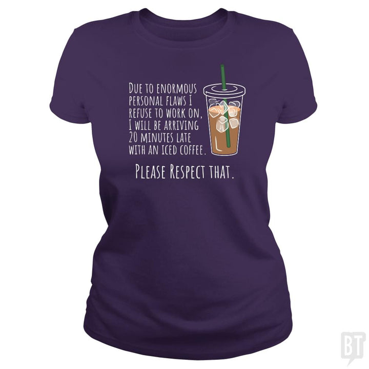 Iced Coffee - BustedTees.com