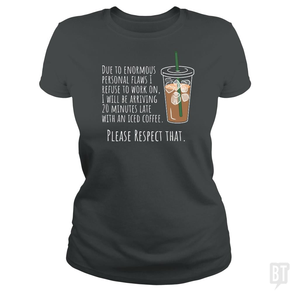 Iced Coffee - BustedTees.com