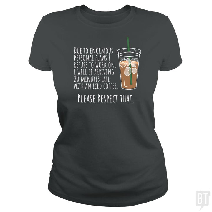 Iced Coffee - BustedTees.com