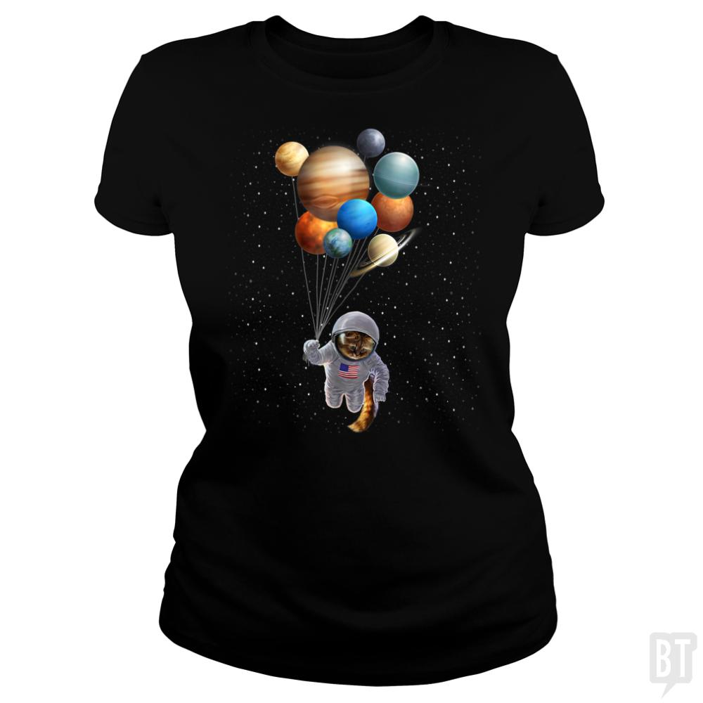 Astronaut Cat - BustedTees.com
