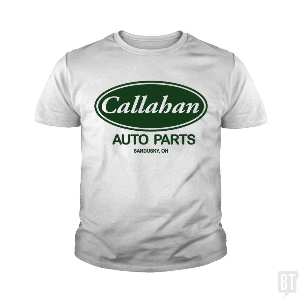 Callahan Auto Parts Kids Shirt - BustedTees.com