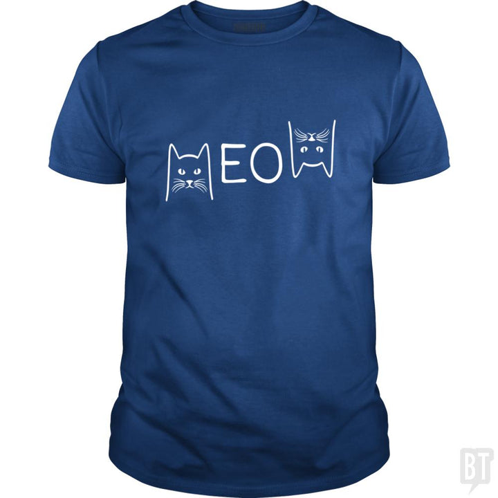 Funny Cats Meow Cat - BustedTees.com