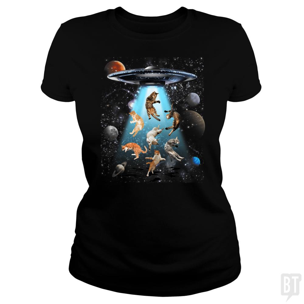 Galaxy Cat Shirt - BustedTees.com
