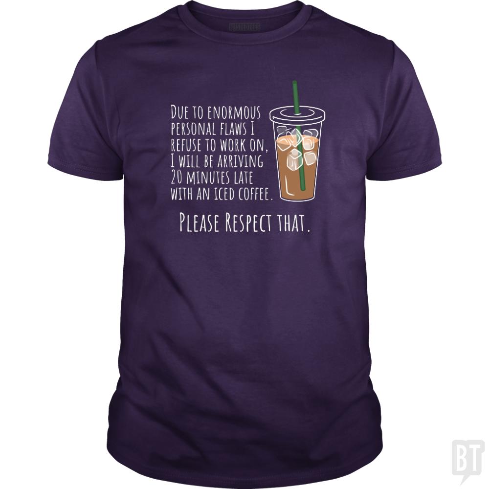 Iced Coffee - BustedTees.com