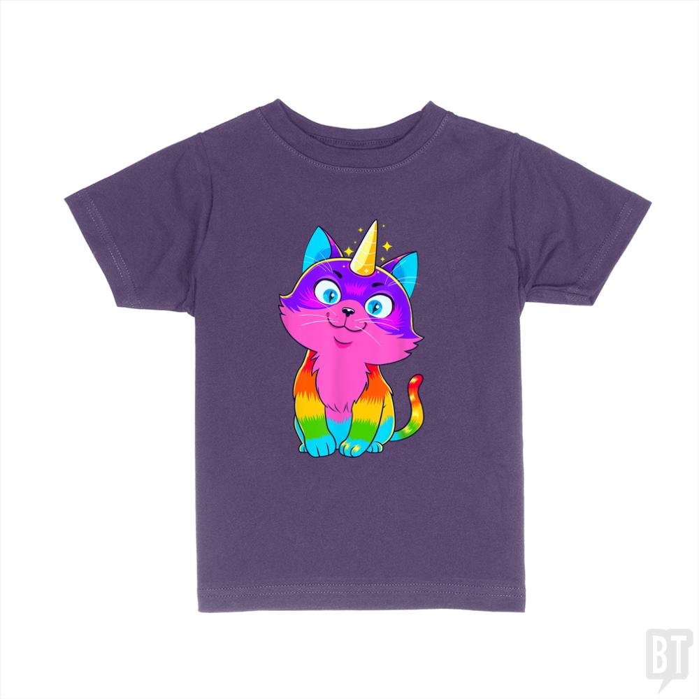 Caticorn Kids Shirt - BustedTees.com