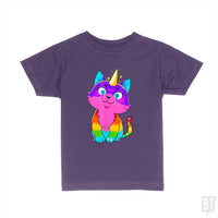 Load image into Gallery viewer, Caticorn Kids Shirt - BustedTees.com
