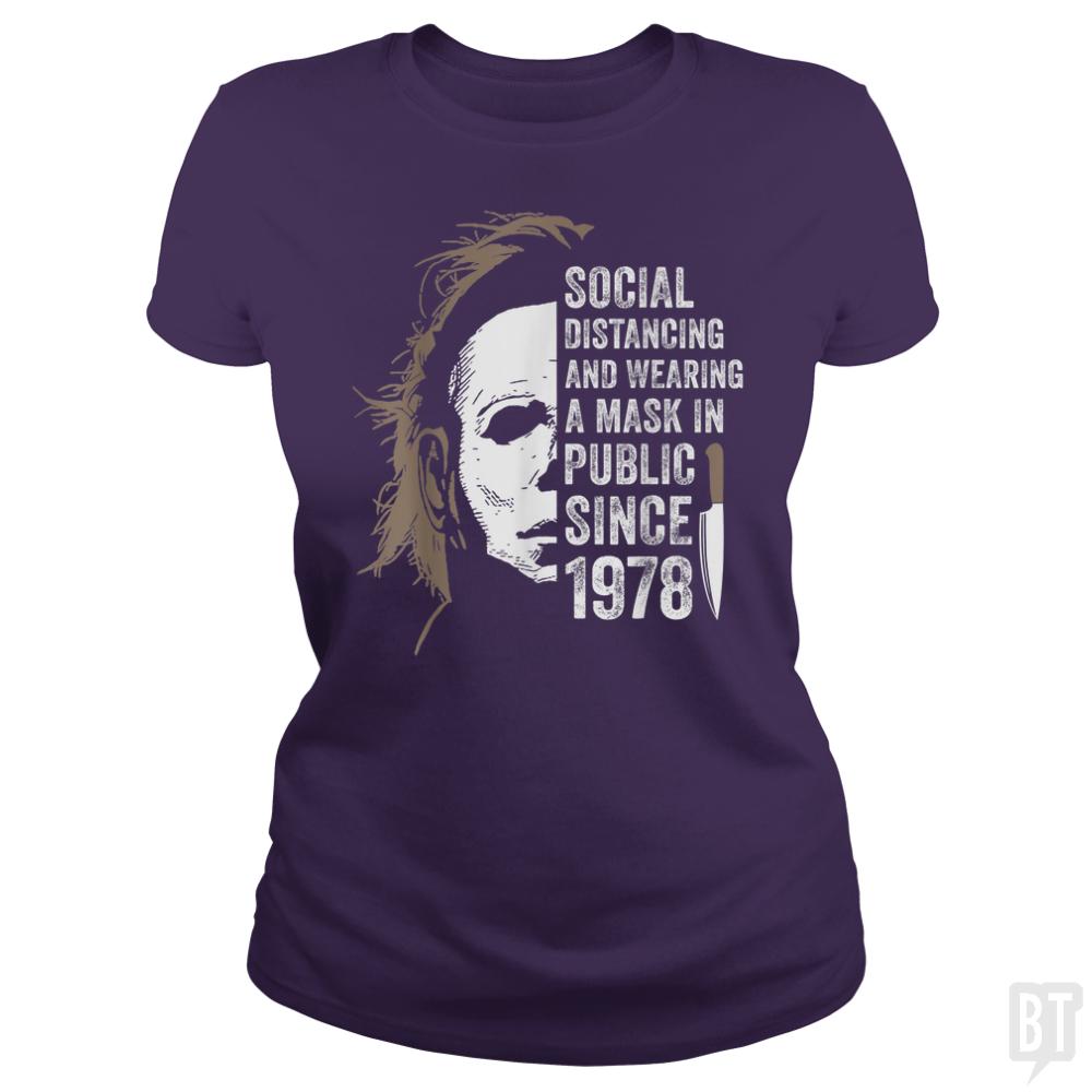 Wearing A Mask In Public - BustedTees.com
