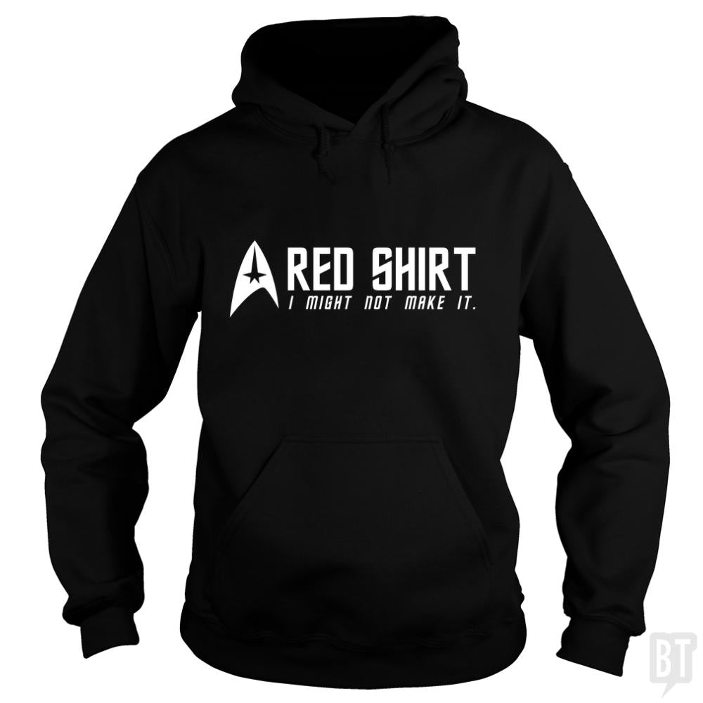 Red Shirt Long Sleeves - BustedTees.com