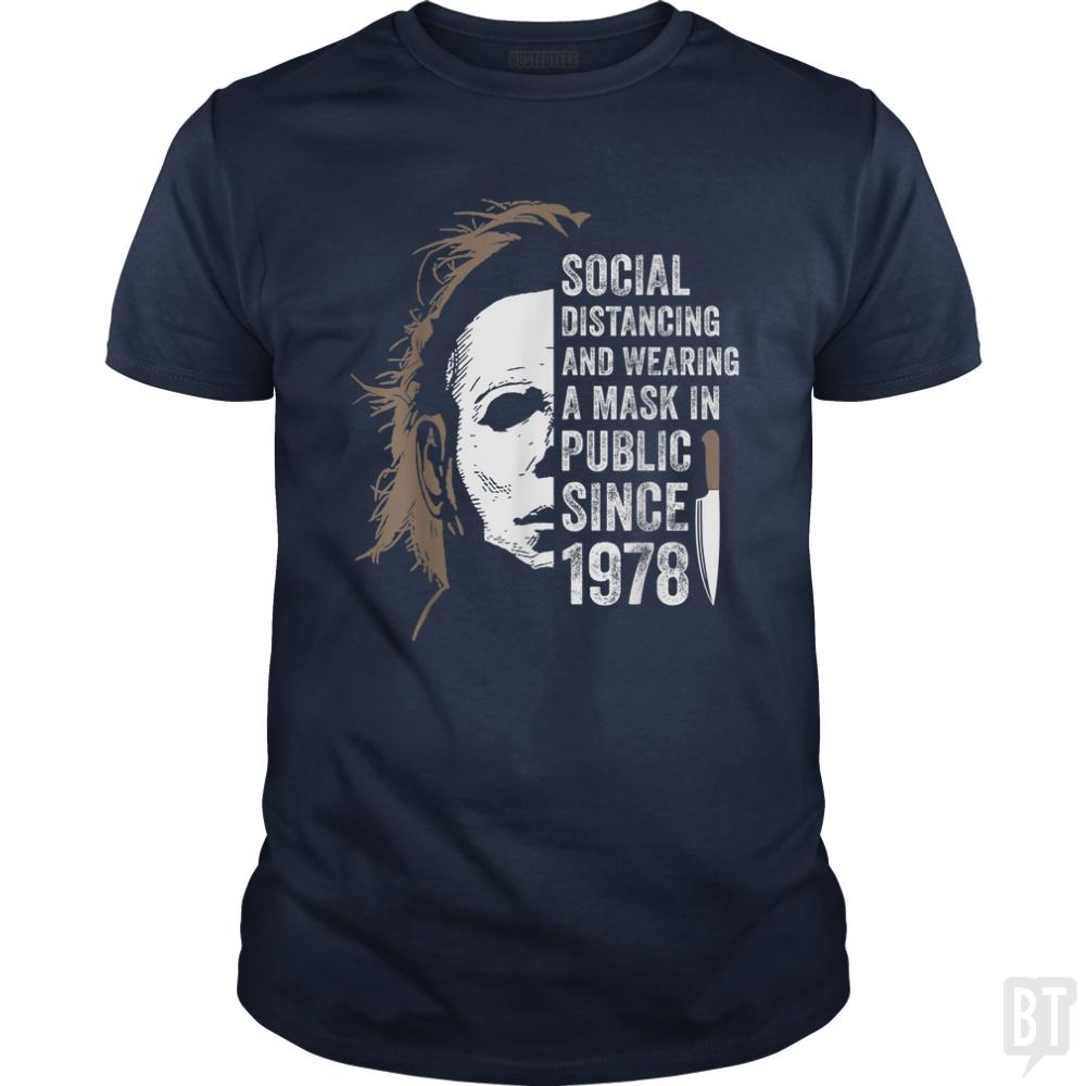 Wearing A Mask In Public - BustedTees.com