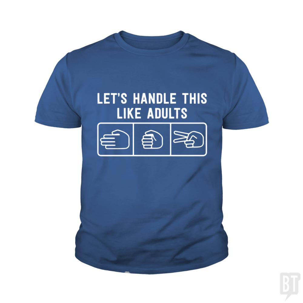 Rock Paper Scissors Kids Shirt - BustedTees.com