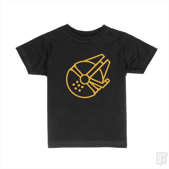 Millennium Falcon Kids Shirt - BustedTees.com