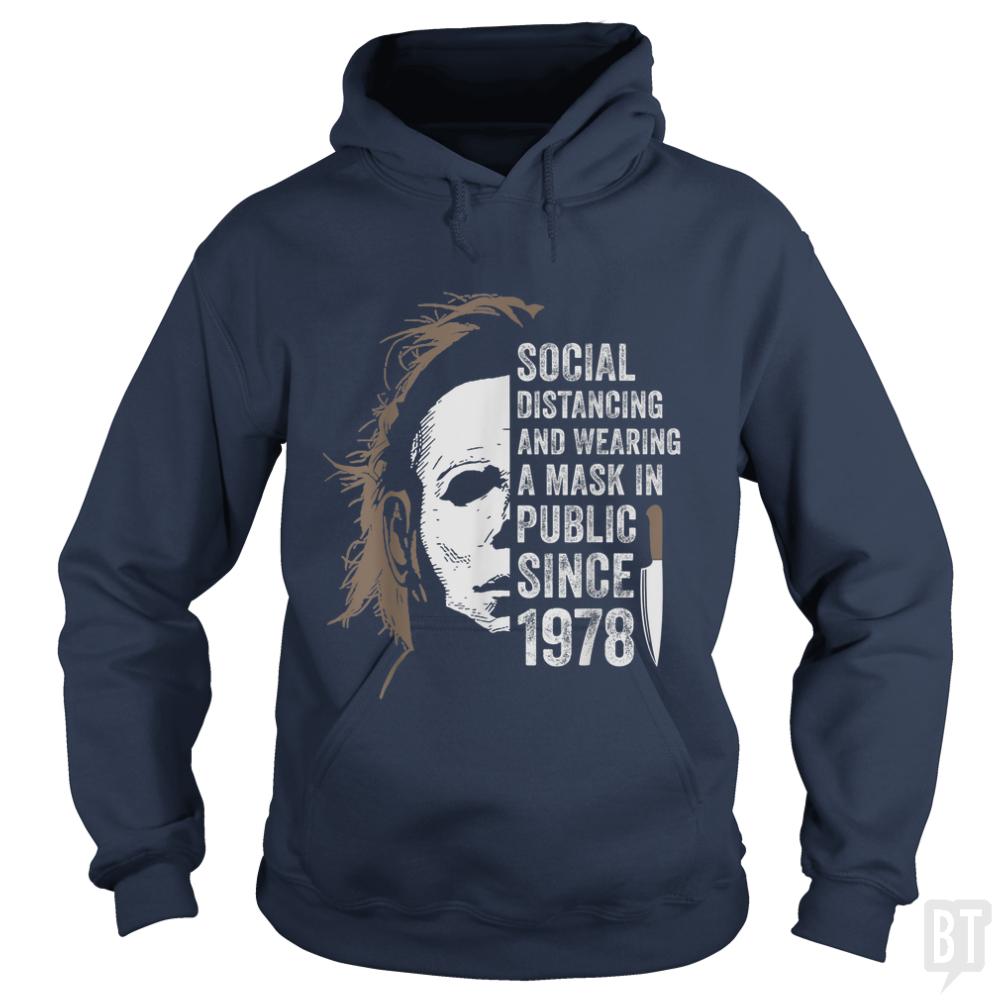 Wearing A Mask In Public - BustedTees.com