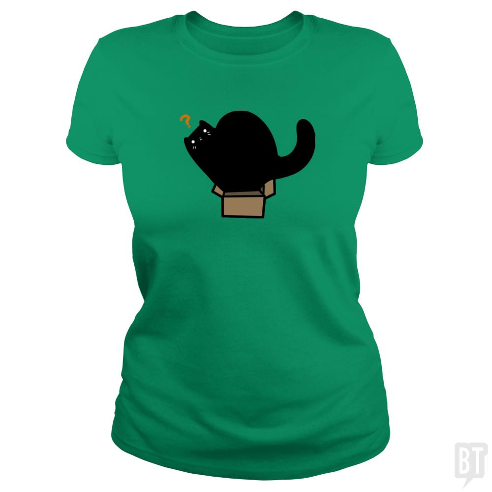 Black Cat Tiny Box - BustedTees.com