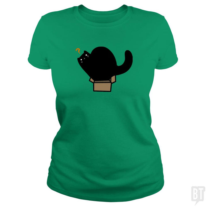 Black Cat Tiny Box - BustedTees.com